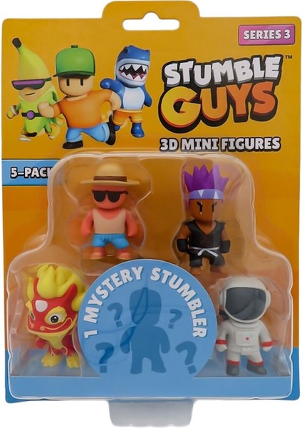 TUY22000 Stumble Guys 5li Mini Figür