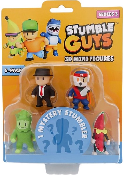 TUY22000 Stumble Guys 5li Mini Figür