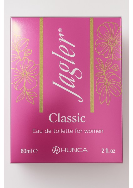 Jagler Classic Kadın Parfüm Edt 60 ml – Kalıcı, Ferah ve Çiçeksi Koku