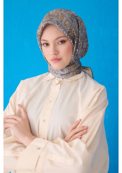 Saf Ipek Eşarp 4101D02( Sura Ipek) -0235