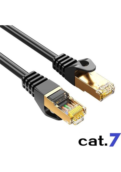 Ultra Hızlı Cat 7 Ethernet Kablosu Yüksek Hızlı Gigabit Internet Kablosu 2 Metre