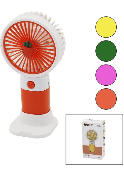 Usb Mini Fan Çap: 7.5cm - Y:14.5cm Sabit Başlık Tek Kademe Hız Telefonluklu Ayak Aparat (4390)