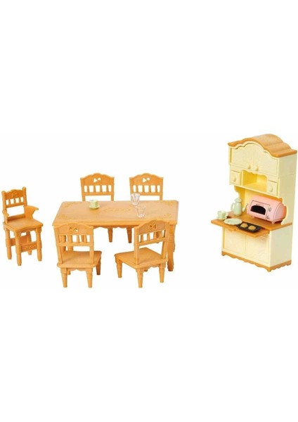 5340 Sylvanian Families Yemek Odası Seti +3 Yaş Figürler Ayrı Satılır.