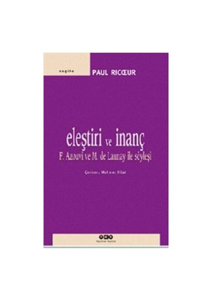 Eleştiri ve Inanç