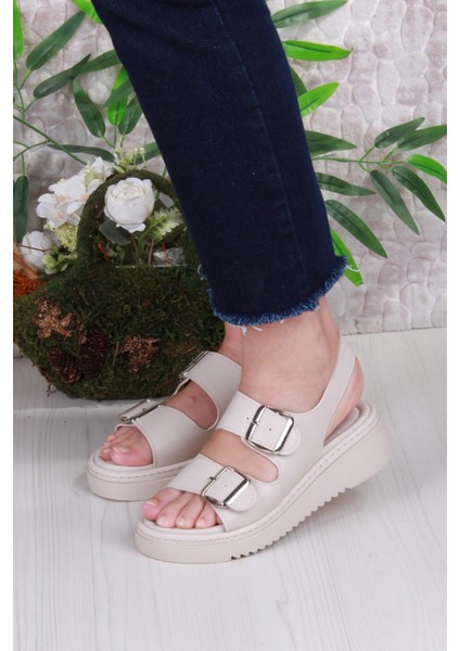 35602 Fancy Anatomik Rahat Iki Tokalı Kadın Sandalet fiyatları