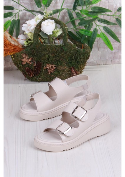 35602 Fancy Anatomik Rahat Iki Tokalı Kadın Sandalet fırsatları