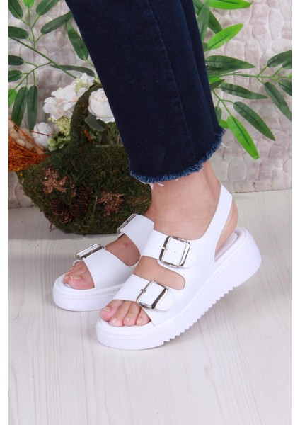 35602 Fancy Anatomik Rahat Iki Tokalı Kadın Sandalet fiyatları