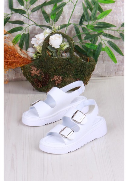 35602 Fancy Anatomik Rahat Iki Tokalı Kadın Sandalet fırsatları