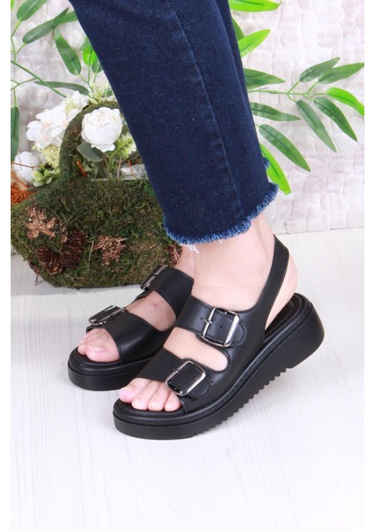 35602 Fancy Anatomik Rahat Iki Tokalı Kadın Sandalet fiyatları