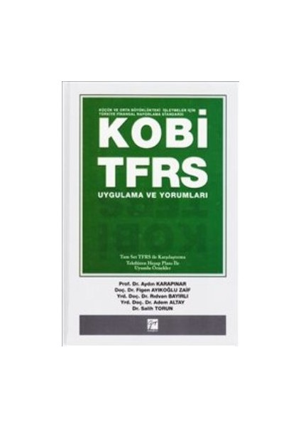 Kobi - Tfrs Uygulama ve Yorumları