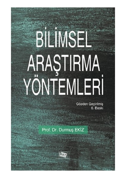 Bilimsel Araştırma Yöntemleri