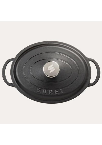 Oval Tencere Mat Siyah 23X29 cm fırsatları