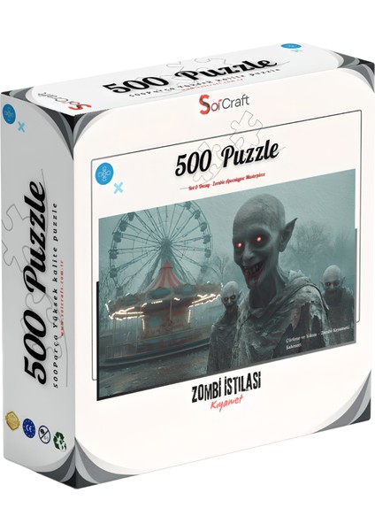 500 Parça Puzzle Zombi Istilası