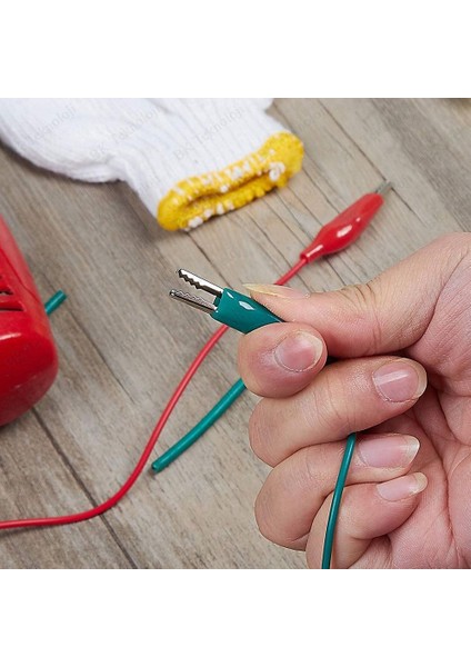 Kablolu Renk Kodlu 45MM Büyük Boy Krokodil 5 Renk 5'li Paket