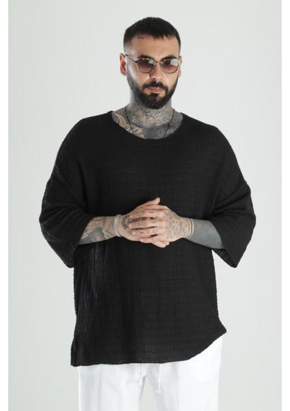 Likralı Oversize T-Shirt