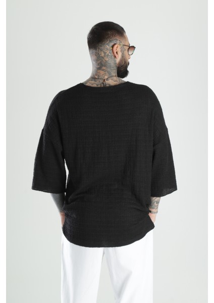 Likralı Oversize T-Shirt