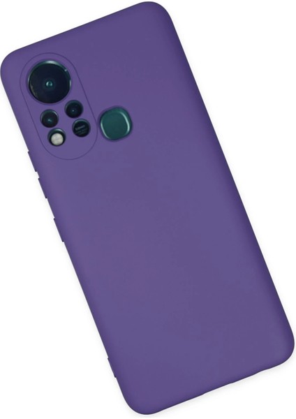 Infinix Hot 11S Kılıf Nano Içi Kadife Silikon - Mor Yktsn