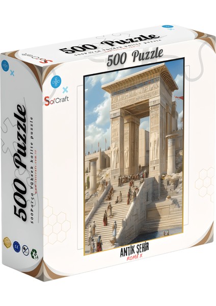 500 Parça Puzzle Antik Şehir