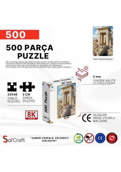 500 Parça Puzzle Antik Şehir