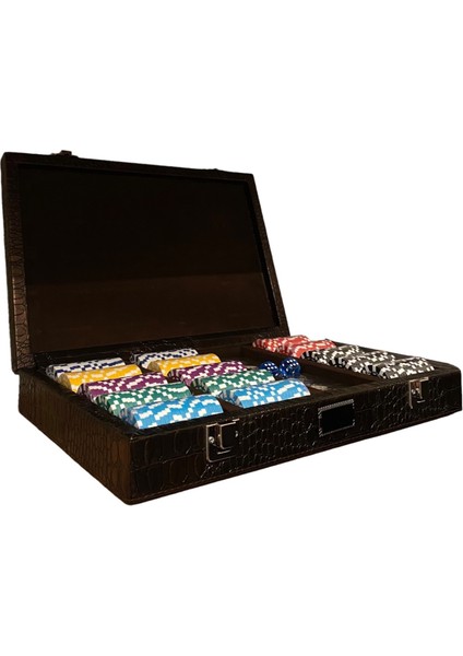 Lüks Deri Kutulu Poker Seti – Kişiye Özel Premium Casino Fiş Seti (Koleksiyonluk – Hediyelik – ev / Ofis dekor) fırsatları