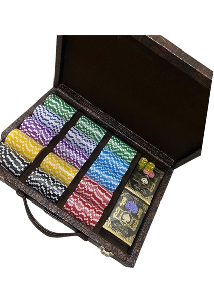 Lüks Deri Kutulu Poker Seti – Kişiye Özel Premium Casino Fiş Seti (Koleksiyonluk – Hediyelik – ev / Ofis dekor) indirimleri