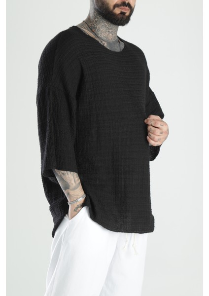 Likralı Oversize T-Shirt
