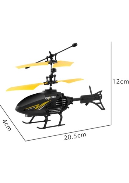 El Sensörlü Uzaktan Kumandalı Helikopter Şarj Edilebilir 20 Cm.