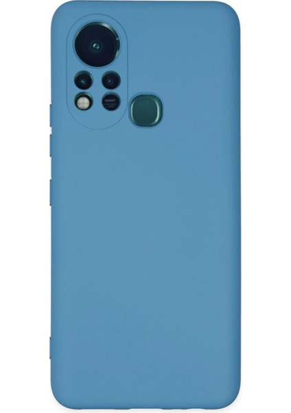 Infinix Hot 11S Kılıf Nano Içi Kadife Silikon - Mavi Yktsn