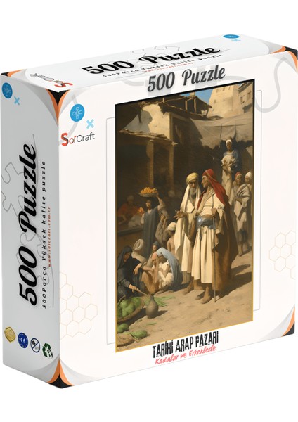 500 Parça Puzzle Tarihi Arap Pazarı