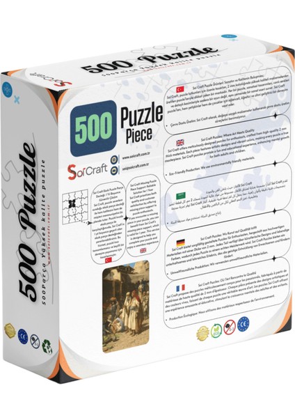 500 Parça Puzzle Tarihi Arap Pazarı