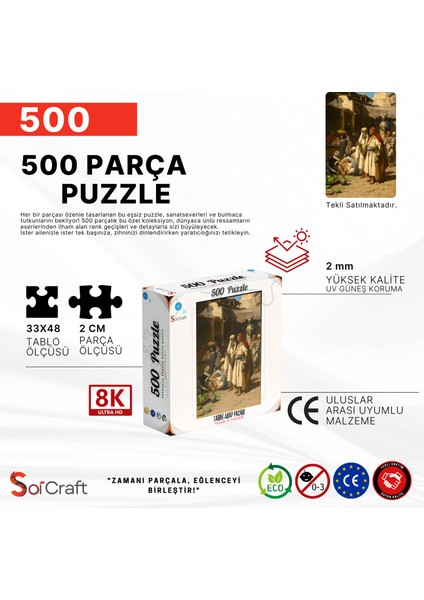 500 Parça Puzzle Tarihi Arap Pazarı