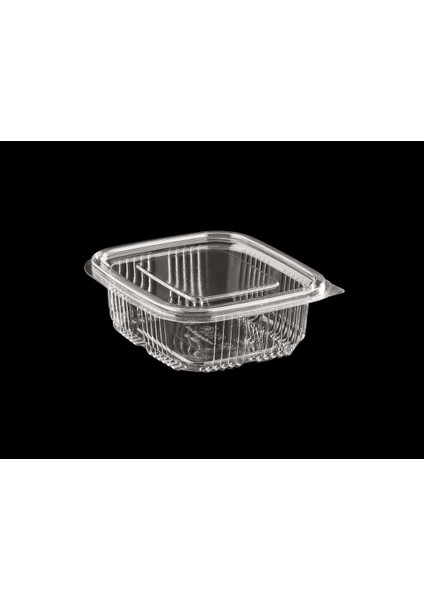 Kullan At Plastik Kilitli Şeffaf Düz Kapaklı Gıda Saklama Kabı Sızdırmaz Kap - 250 cc - 75 Adet modelleri