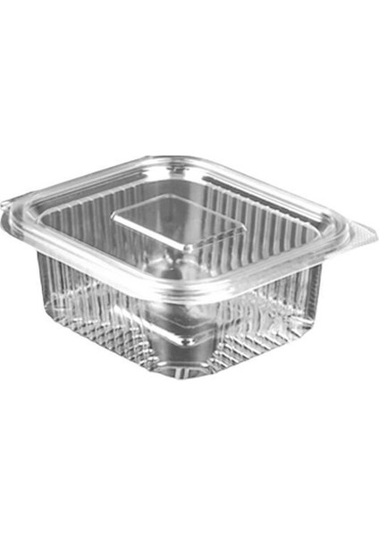 Kullan At Plastik Kilitli Şeffaf Düz Kapaklı Gıda Saklama Kabı Sızdırmaz Kap - 250 cc - 75 Adet fırsatları