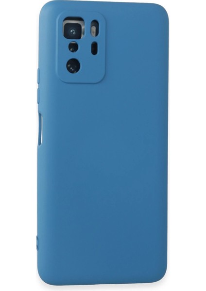 Xiaomi Poco X3 Gt Kılıf Nano Içi Kadife Silikon - Mavi Yktsn