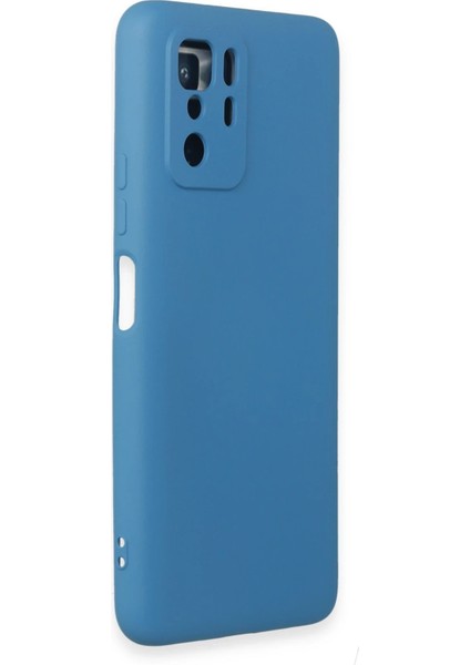 Xiaomi Poco X3 Gt Kılıf Nano Içi Kadife Silikon - Mavi Yktsn