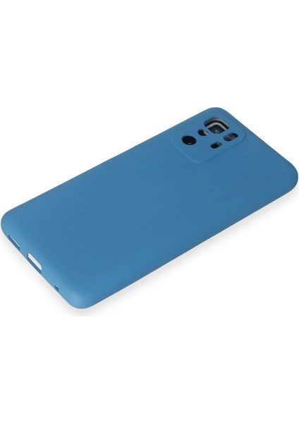 Xiaomi Poco X3 Gt Kılıf Nano Içi Kadife Silikon - Mavi Yktsn