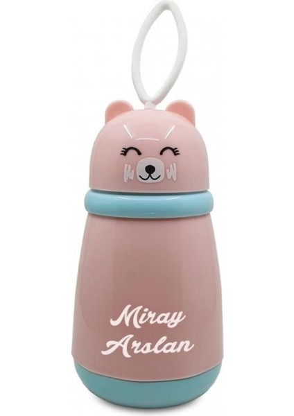 Kişiye Özel Cam Şişe Panda Matara 380 ml