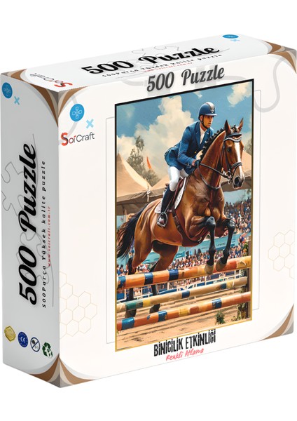 500 Parça Puzzle Binicilik Etkinliği