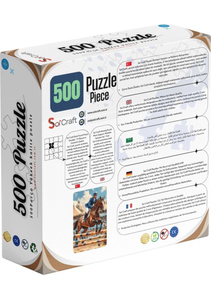 500 Parça Puzzle Binicilik Etkinliği