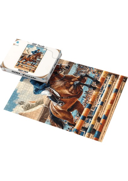 500 Parça Puzzle Binicilik Etkinliği