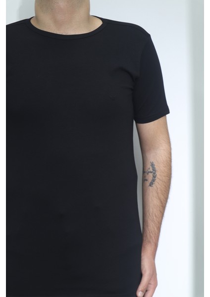 Fistan Store Erkek Düz Spor Kesim Dar Kalıp Bisiklet Yaka T-Shirt fiyatları