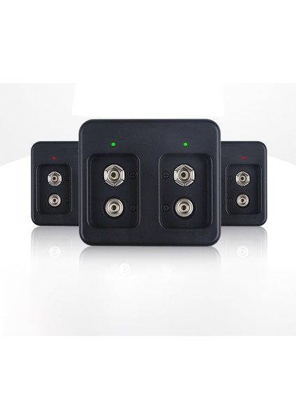 Kampanya Estevia Si̇yah 2x9 Volt Pi̇l Şarj Ci̇hazi (4172) Yeni!!!