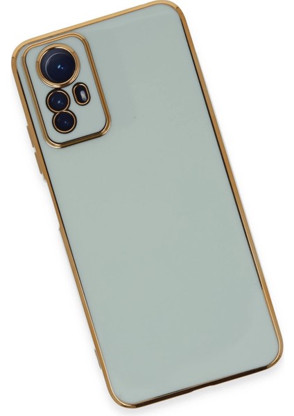 Xiaomi Redmi Note 12S Kılıf Volet Silikon - Açık Yeşil Yktsn