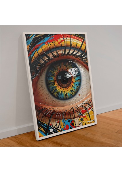 500 Parça Puzzle Renkli Göz