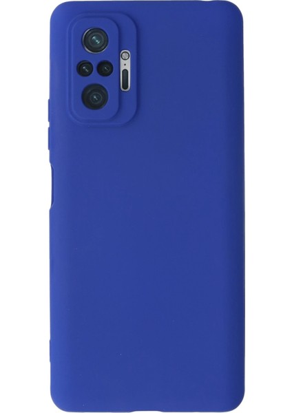 Xiaomi Redmi Note 10 Pro Kılıf First Silikon - Lacivert Yktsn