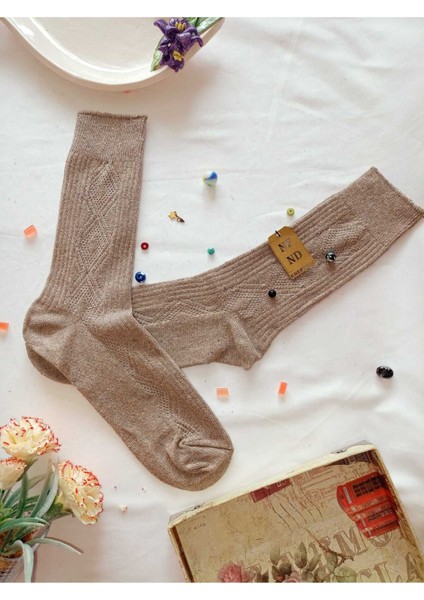 2 Çift Termal Parfümlü Kokulu Erkek Kışlık Yünlü Soket Kalın Desenli Çorap Hediye 40-45 fırsatları