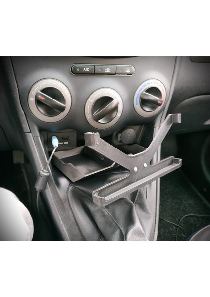 Telefon Tutucu / Çekmece - Hyundai I10 ve Xiaomi Redmi Note 9s, 5 (Plastik Aparattır!!!) modelleri