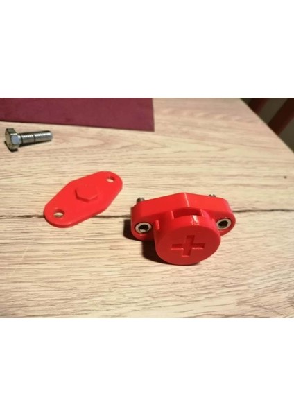 Yalıtımlı M8 Pozitif Pil Terminal Bloğu (Plastik Aparattır!!!)