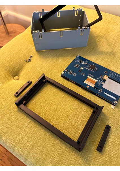 Çift Din Arabası Stereo Montaj Için LCD Dokunmatik Ekran Adaptörü (Plastik Aparattır!!!) fırsatları