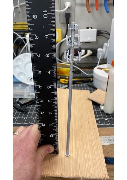 N Ölçek Hücre Kulesi 9.5 Inç Boyunda (Plastik Aparattır!!!)